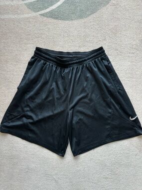 Nike Black Dri-FIT Performance Shorts with Swoosh